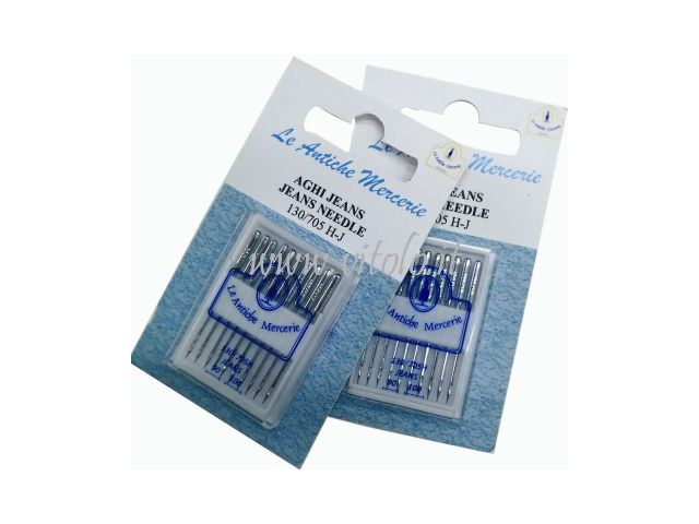 MACHINE NEEDLES                "130/705HJ" FOR JEANS