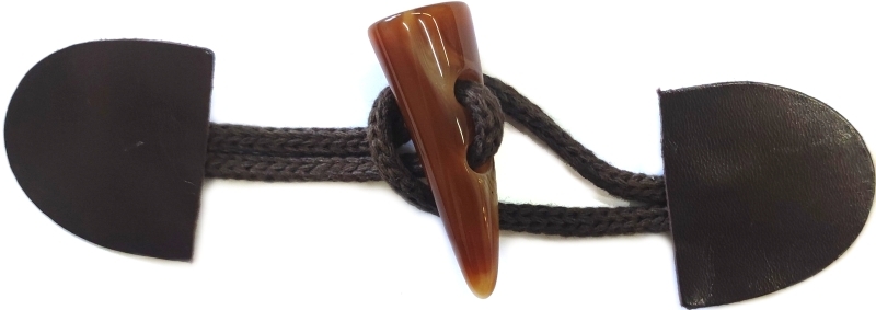 FROG                           LEATHER/ROPE VAR.HORN BUTTON