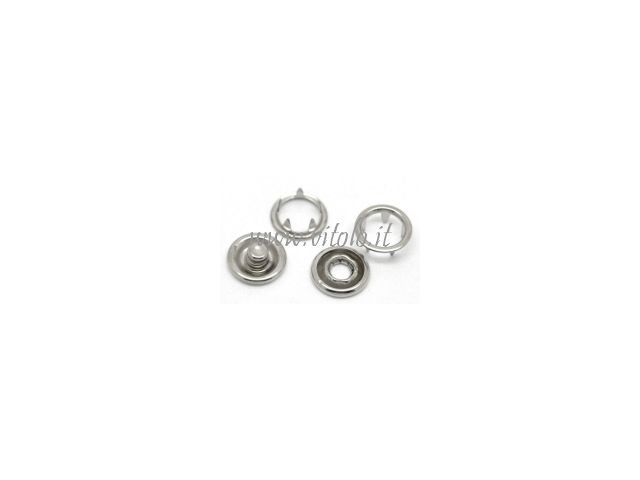 SNAP FASTENERS BUTTONS         BRASS INVISIBLE HEAD
