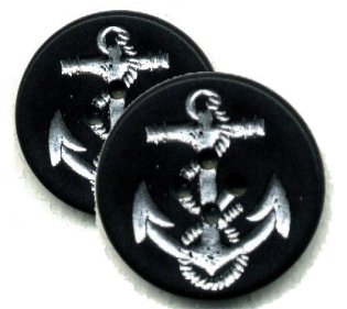 MAN BUTTONS 4 HOLES            W/ANCHOR