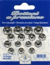 SNAP FASTENERS BUTTONS        BRASS